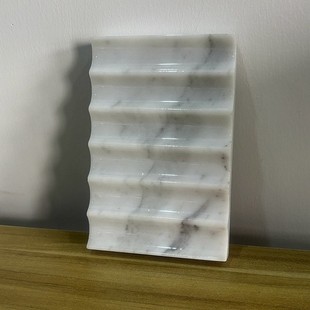 北欧风轻奢大理石香皂沥水家用创意碟卫生间肥皂收纳防滑肥皂盒