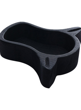 盘子牛头烛台水果木质家用餐饮点心实木托盘牛头木碗批发