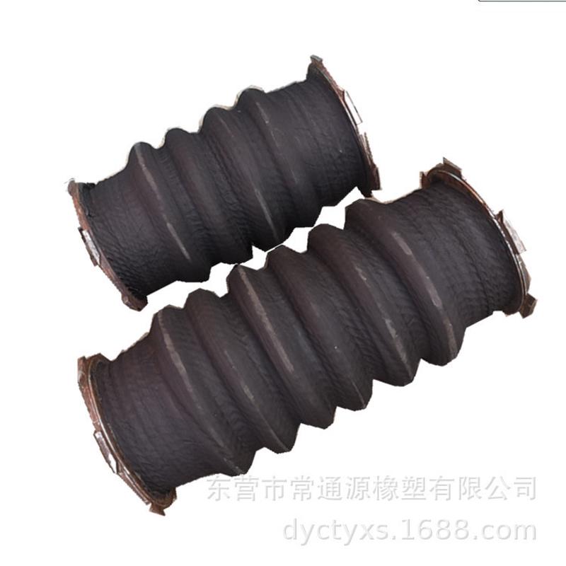 大口径吸排泥直供防汛抗旱法兰注浆泥浆管防磨黑胶管厂家胶管