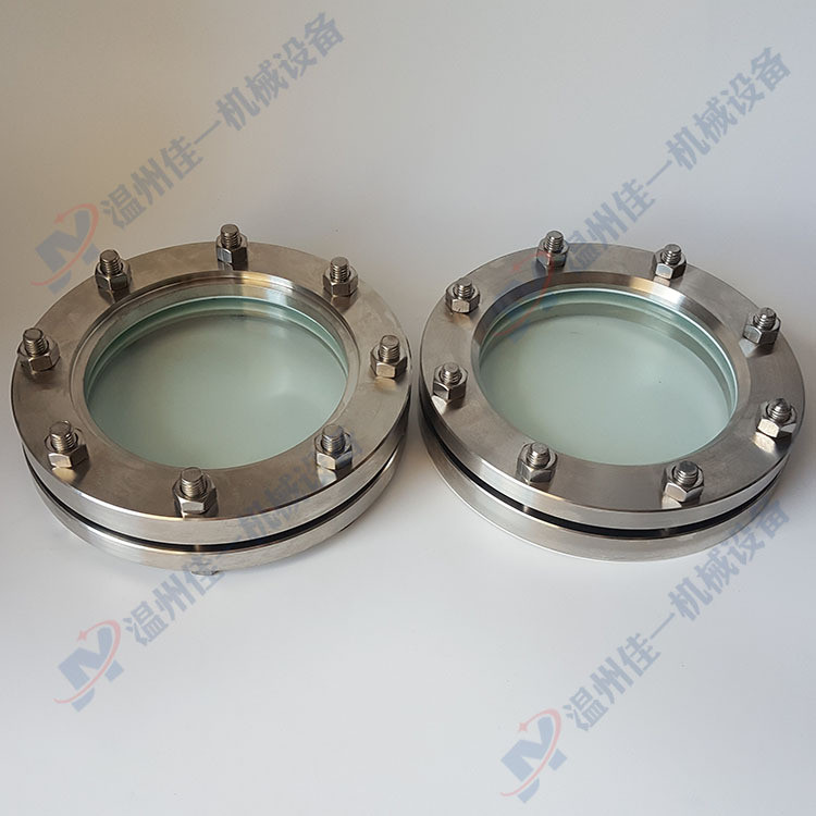 温州佳视镜产平焊法兰视镜 焊接法兰对夹视镜 焊接玻璃平板一生