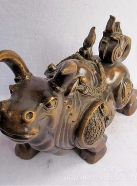 牛牛摆件开业礼品纯铜华尔街铜办公室摆设家居装饰工艺品古牛