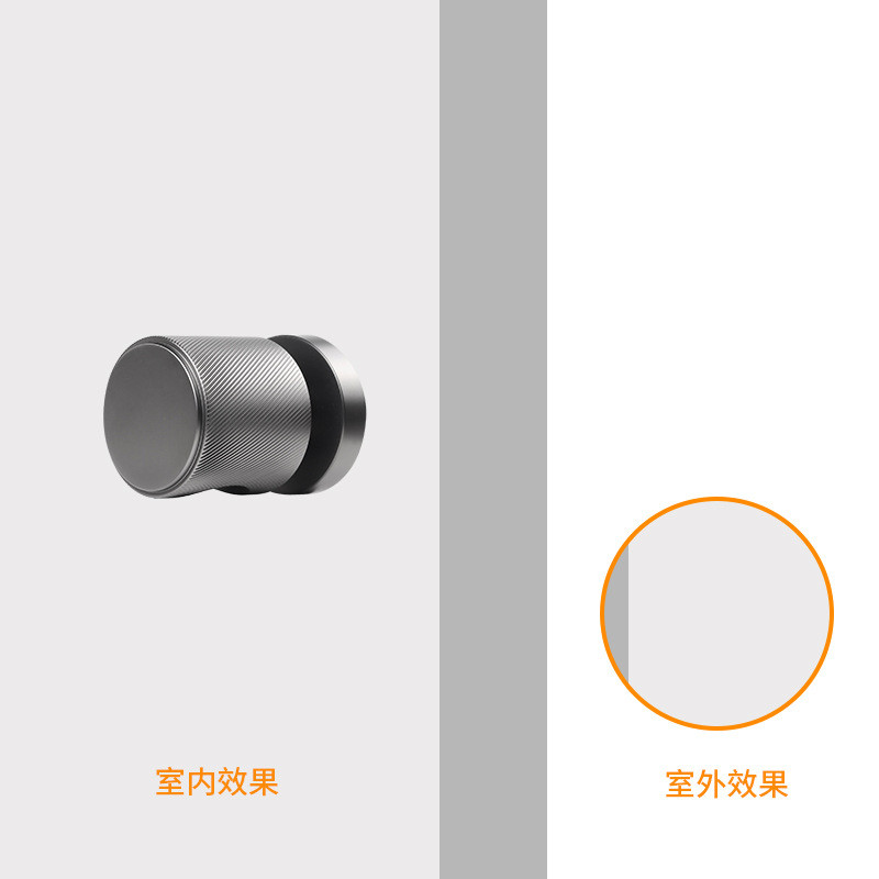 美式手把单面锁带锁体钥匙通用型静音实木分体室内门简约儿童门锁