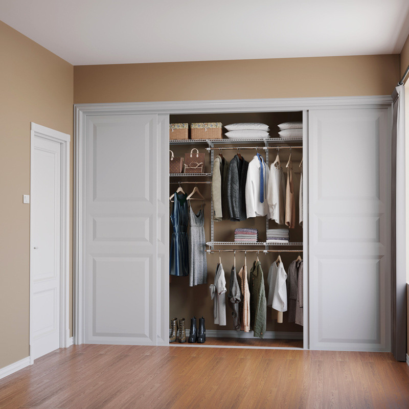 热销巧精灵金属衣柜开放式3米套装组合环保diy步入衣帽间整体橱柜