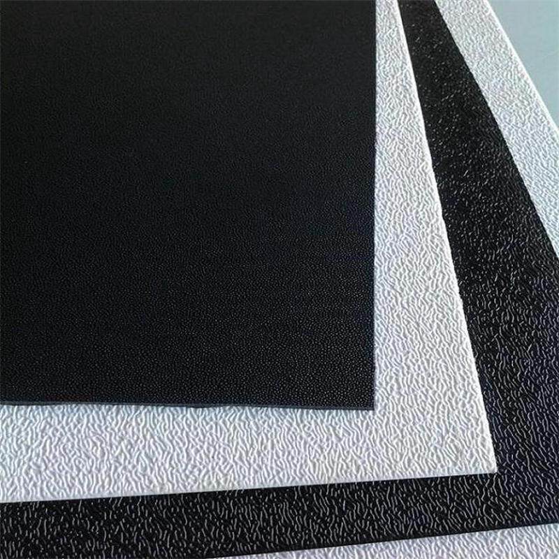 厂家销售abs片材黑色磨砂板纹abs吸塑粗abs板加工价格美丽