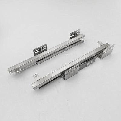 橱柜拉篮配件不锈钢阻尼缓冲静音导轨轨道碗篮厨房滑轨抽屉滑道