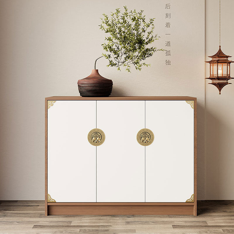 新中式实木地暖分水器遮挡柜卫生间多媒体管道遮挡罩装饰遮丑箱子