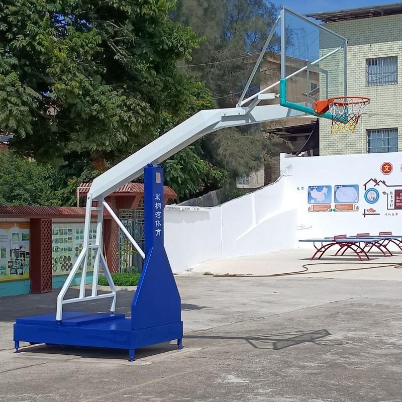 厂家篮球架上门安装埋地式篮球架户外成人移动液压篮球框壁挂球架