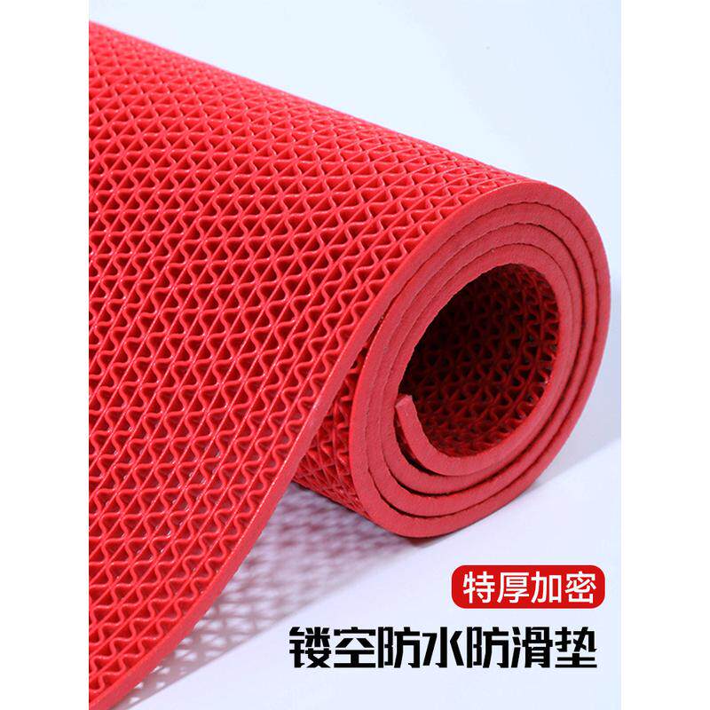 防滑垫浴室加厚pvc塑料地毯防水卫生间厕所厨房脚垫室外防滑地垫