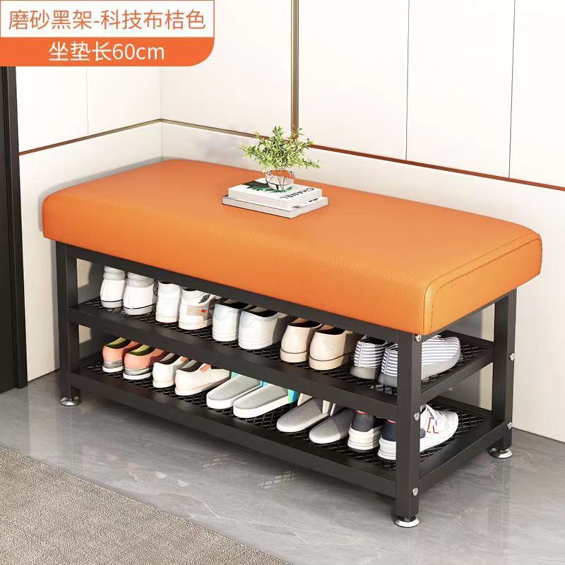 北欧换鞋凳多功能高级感家用门口入户鞋柜简易轻奢鞋架收纳长新款