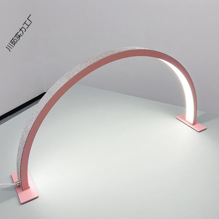 热销半月美甲灯院美甲店工作用照明灯桌面led台灯美甲照明灯批发