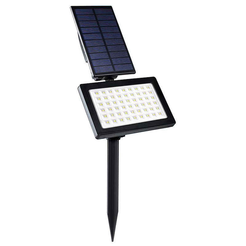 热销亚马逊热卖太阳能感应投光灯 户外防水庭院照树道路照明led插