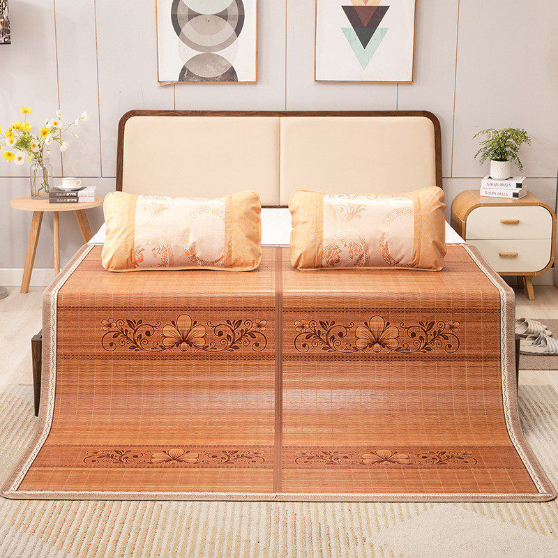 2025新款 夏季竹席凉席双面折叠竹凉席1.8m床竹冰丝双人床席1.5米,床上用品,竹席,淘宝优惠券,粉丝福利购,淘宝优惠卷