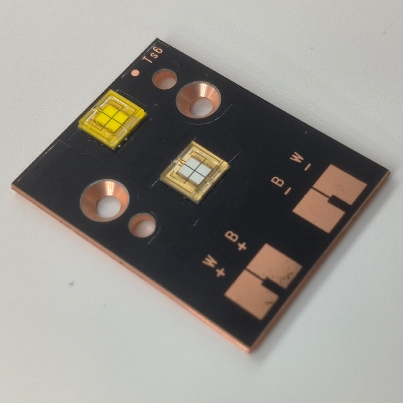 160w28366-8v黄/蓝白灯珠激光炮led钓鱼灯双色