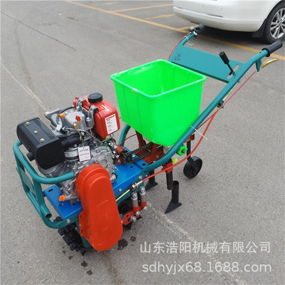 热销多功能施肥手扶一体机170汽油链轨式耘耕机农用播种式追肥机
