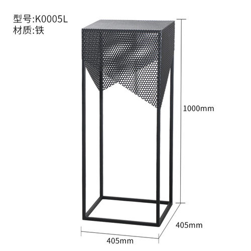 简约现代家居装饰亚克力艺术品雕塑展示台摆件酒店样板房大堂基座