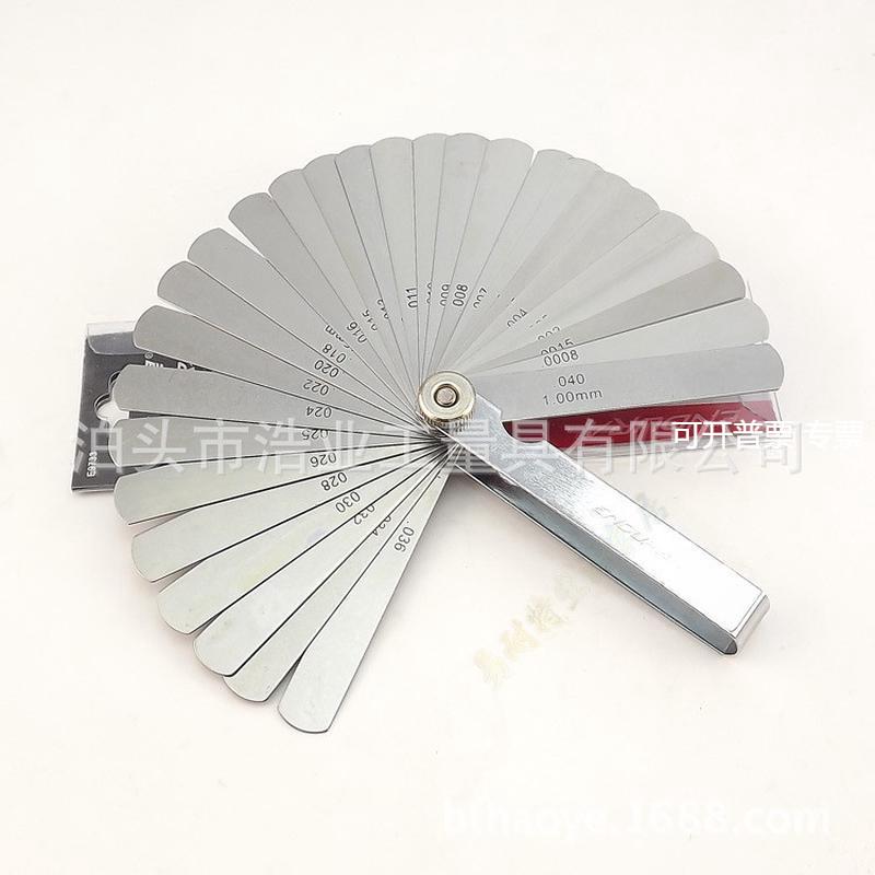 塞尺100Bx32公英制0.03-1mm0.001-0.040inch89A32间隙规厚薄片
