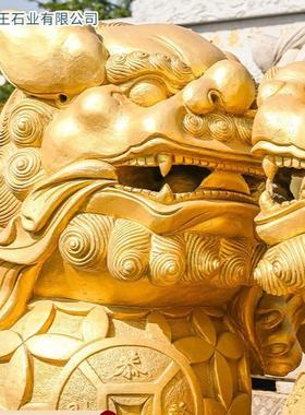 热销多种材质摆件狮子门口石雕狮子石雕景观石狮子