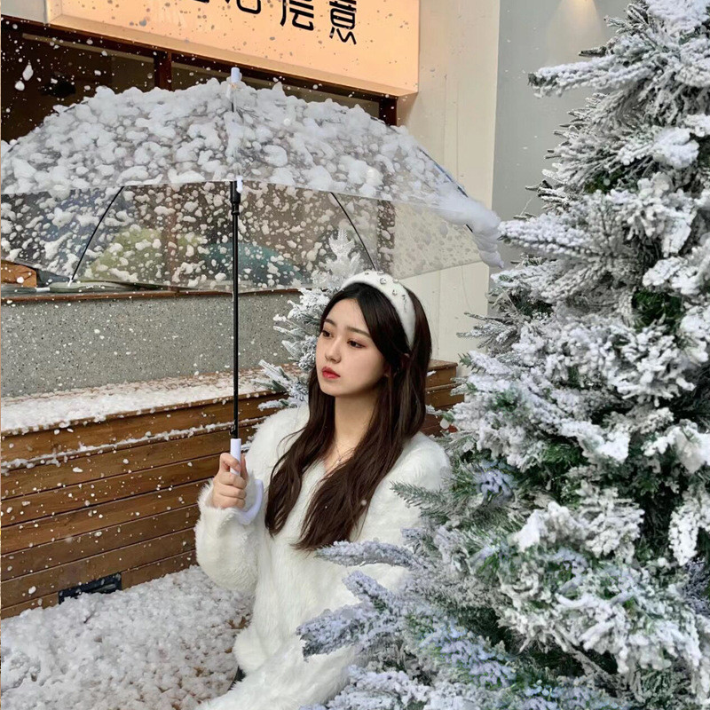 大型圣诞树雪松白色植绒仿真落雪pe/pvc圣诞圣诞节树5米1.8米加密