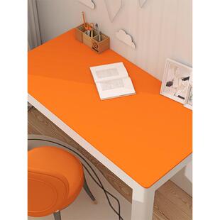 j6da橙色肤感桌面贴纸翻新防水书桌桌布桌子贴膜家具自粘改色橘色