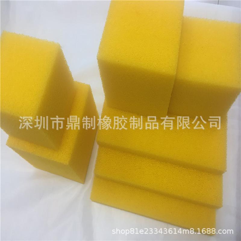 机洗黄色硅胶洗鞋绵抗磨损硅胶海棉柔性强不伤鞋面洗鞋