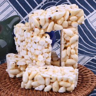 红糖烤糖炒米糖冻米糖米花糖浙江台州特产特色营养糕点小零食传统