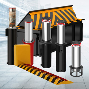 全自动液压升降柱地桩电动伸缩路桩广场学校阻车路障升降柱路桩