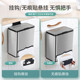 批发收家用轻奢厨余橱柜门壁挂悬挂卫生间桌面专用厨房垃圾桶挂式