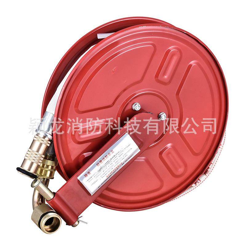颖龙消防jps0.8-19消防自救卷盘消防水带卷软管盘25/30米消防卷盘