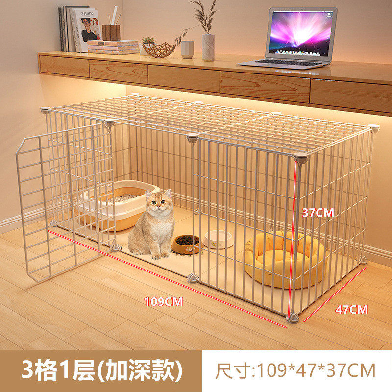 猫笼家用室内幼猫双层别墅猫咪用品带包邮自由空间猫舍不占地厕所