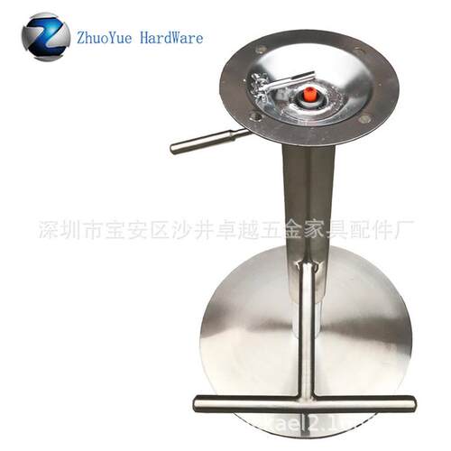 家具五金脚架升降桌批发酒吧台脚吧台椅升降桌腿厂五金配件家具