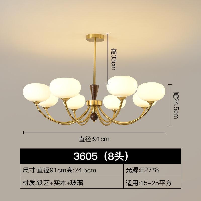 中古吊灯客厅灯美式灯大气轻奢主餐厅灯具法式吸顶复古风卧室吊灯