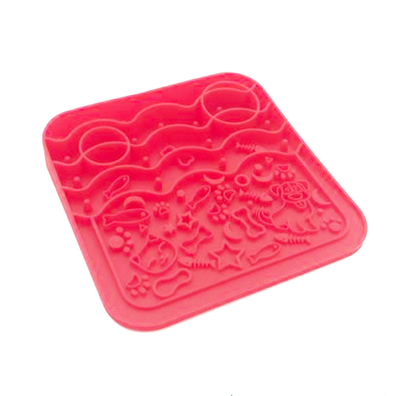 硅胶宠物慢食碗狗狗小型犬猫咪幼犬食慢垫子防噎食盘食盆狗碗餐垫