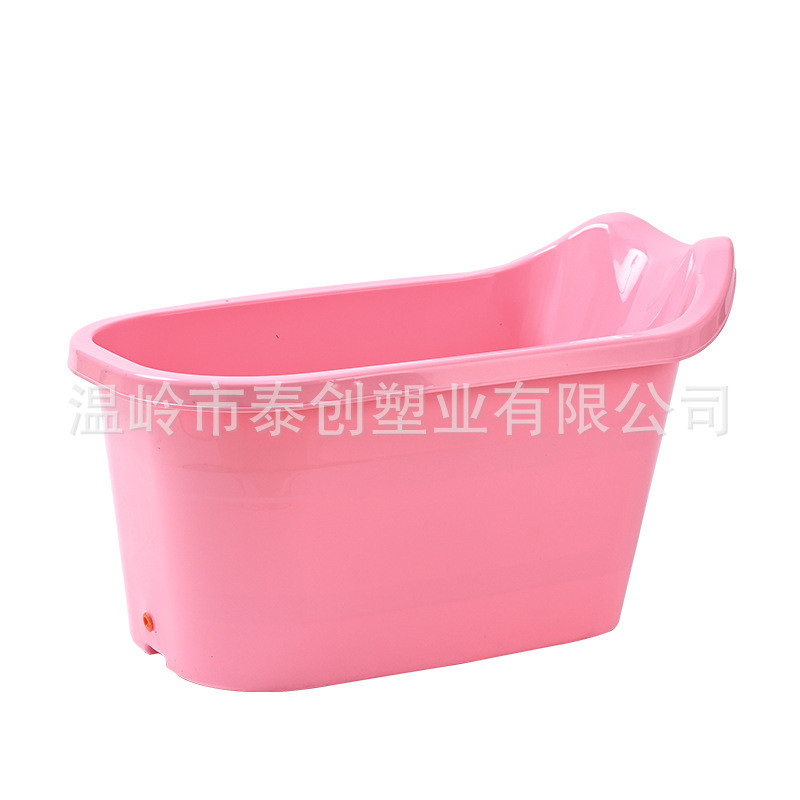 大号儿童泡澡桶新款家用小孩浴盆保温洗澡桶加厚宝宝塑料游泳批发