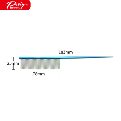 宠物美容工具猫狗排梳尖尾分界梳扎小型犬辫子蝴蝶结挑毛面部