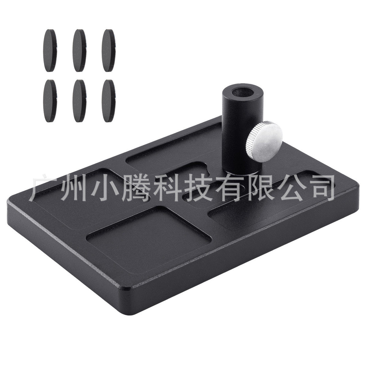 蝇钓飞台绑钩台底座飞钓鱼钩绑制配件金属铁板路亚绑钩台底座批发