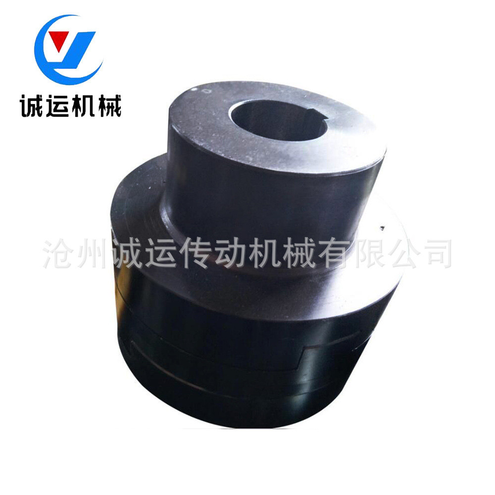 诚运传动sl十字滑块联轴器大扭矩钢性高频高耐磨度淬火对轮sl260