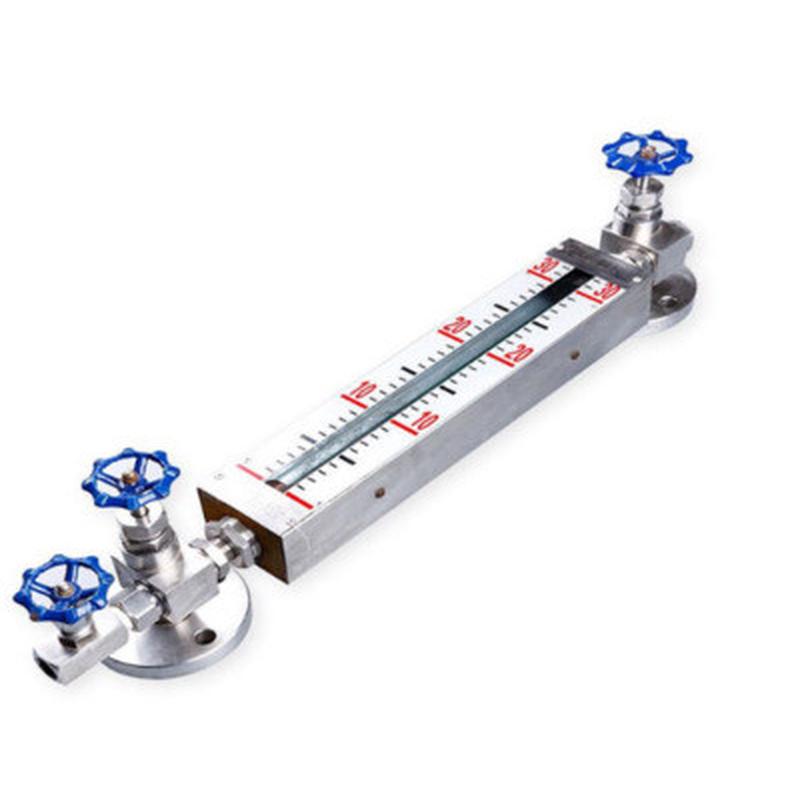 热销厂家带电玻璃管水位计直供伴热不锈钢法兰双色石英管液位计