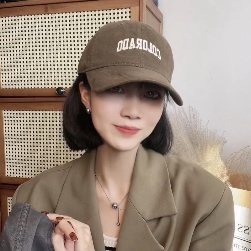 帽子假发一体女棒球时尚自然百搭短发中长发短发鸭舌潮显脸小遮阳