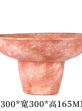 复古美式花瓶摆件高级感侘寂风饰品艺术大肚花器别墅酒店软装创意