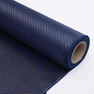 厂家定制多色x型提花布汽车内饰麦穗改装型碳纤维芳碳混编布