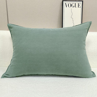 w1tr长方形雪尼尔抱枕套罩大尺寸靠垫床靠背不含芯客厅沙发靠枕高