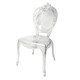 厂家直供婚礼室外椅子餐椅透明亚克力塑料树脂餐椅水晶椅公主椅子