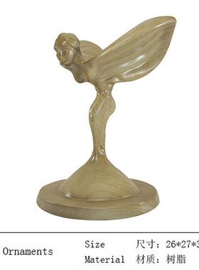 现代简约创意少女跳舞摆件客厅女神书房玄关桌面雕塑装饰