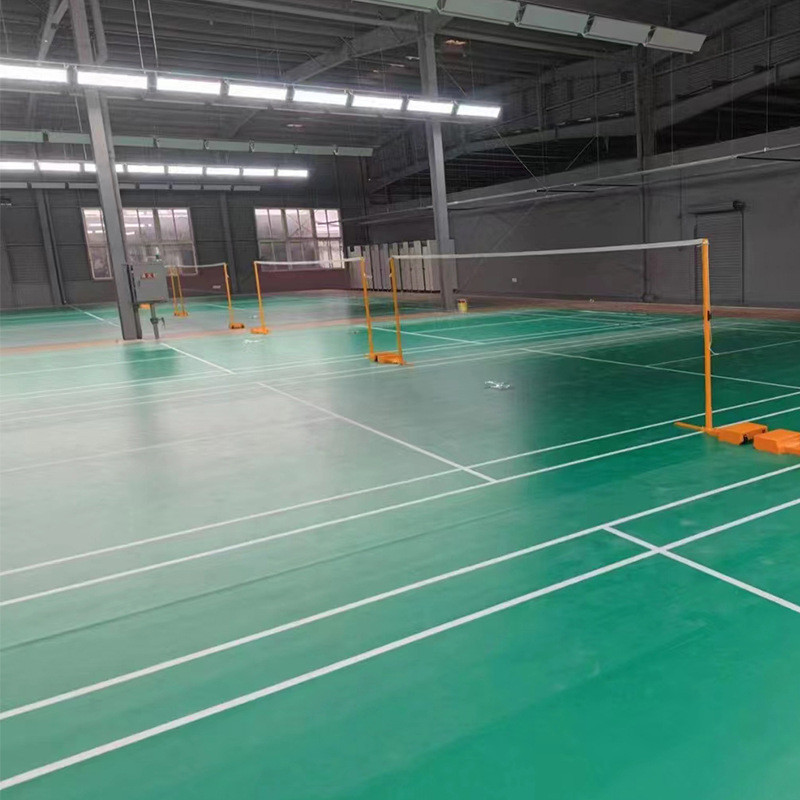 带轮可厂家羽毛球架户外铸铁羽毛球网柱双柱型羽毛球网架移动