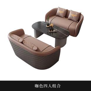 接待沙发组合酒店大堂公寓组合休闲会客区售楼部洽谈桌椅轻奢会所