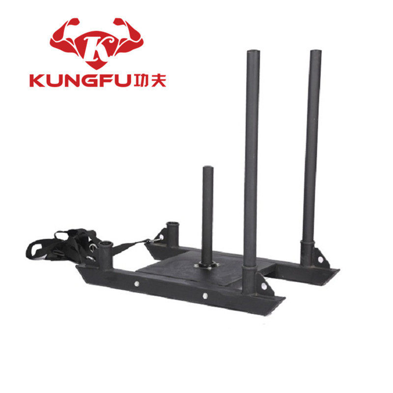 健身推拉雪橇体能负重训练健身器材教雪橇车私阻力健身房室内