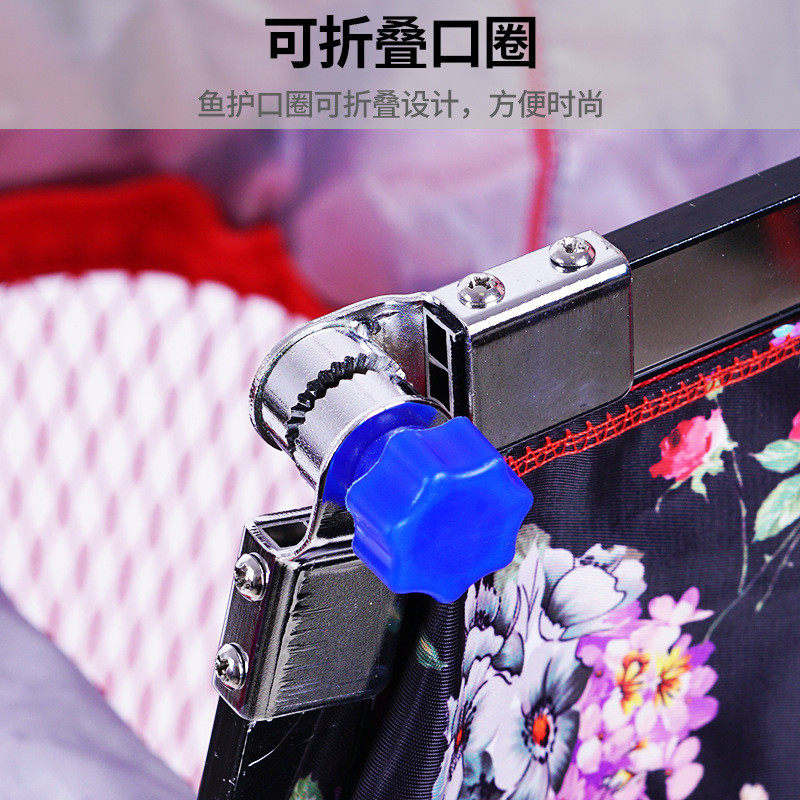 可飞磕折叠鱼护加厚涂胶双层不锈钢口圈鱼护竞技渔护口方口黑坑圆,户外/登山/野营/旅行用品,鱼护,淘宝优惠券,粉丝福利购,淘宝优惠卷