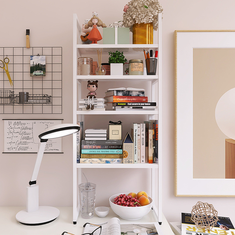 书桌电脑桌方管书架办公桌工位学生宿舍桌面置物架上摆件收纳新款