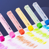 辉柏嘉笔粉彩棒24儿童48色画画套装 色画笔可溶性颜料 色彩套装