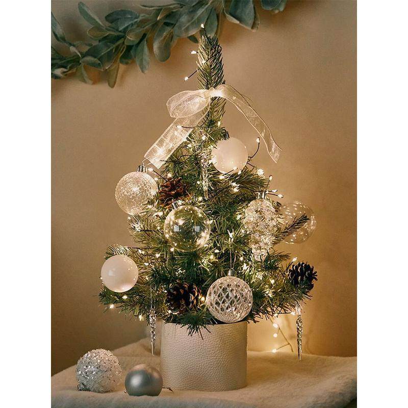 a&2024装饰品新款圣诞节ins小众圣诞树摆件年迷你diy小型桌面家,节庆用品/礼品,圣诞装饰品,淘宝优惠券,粉丝福利购,淘宝优惠卷